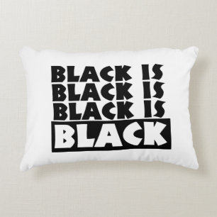 Almofada Decorativa Preto É Preto