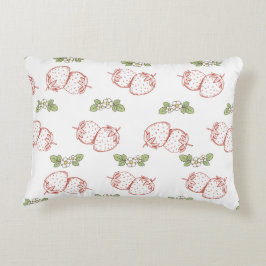 Almofada Decorativa Pretty strawberry pattern Nursery decor Cute