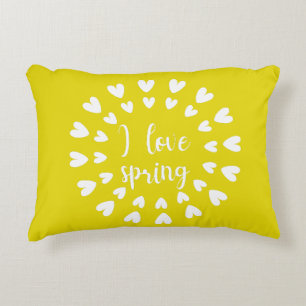 Almofada Decorativa Primavera Amor, Pequenos Corações