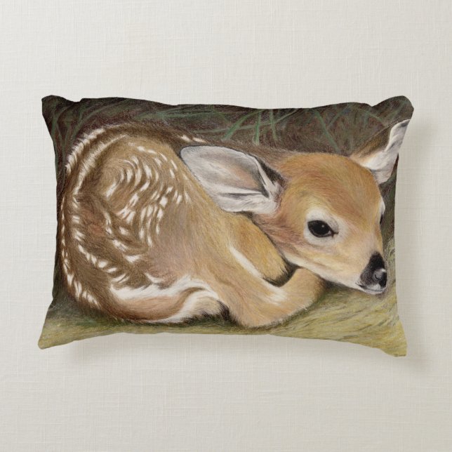 Almofada Decorativa Primavera Fawn (Verso)