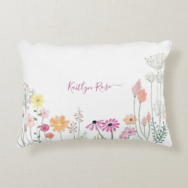 Almofada Decorativa Primavera Wildflower Garden | Personalizado
