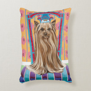Almofada Decorativa Princesa Coroa Yorkie