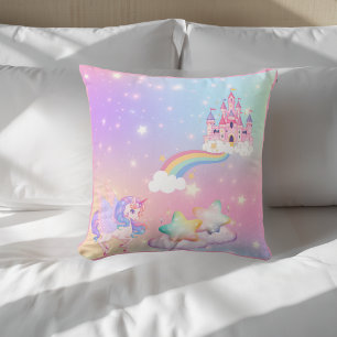 Almofada Decorativa Princesa Unicórnio Pastel