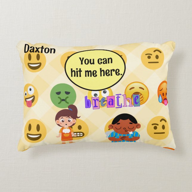 Almofada Decorativa Professor Aluno Acalme-se Rastreio do Canto (Frente)