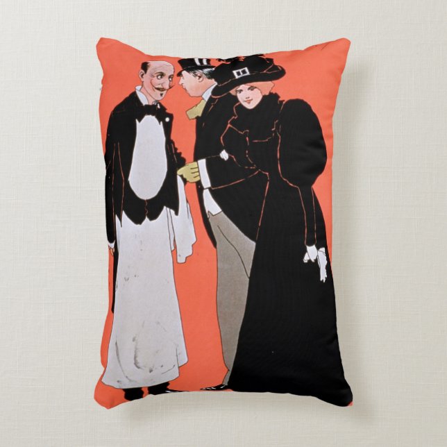 Almofada Decorativa Propaganda por "uma noite para fora", no (Frente(Vertical))