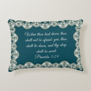 Almofada Decorativa Provérbios 3:24