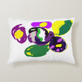 Almofada Decorativa Purple hummingbird and flowers 