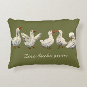 Almofada Decorativa Quack Silencioso: Noite Estrelada do Ganso do Pato