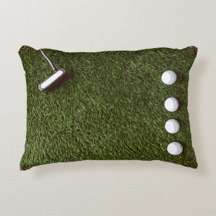 Almofada Decorativa Quarto de golfe com bola de golfe com arremesso de