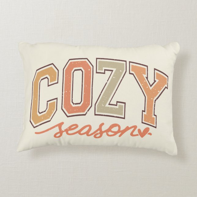 Almofada Decorativa Queda de "Foco de Cozy"/retângulo de outono (Verso)