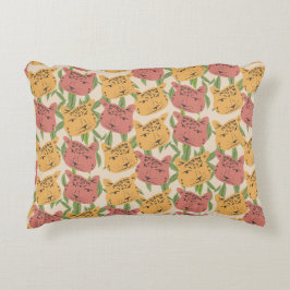 Almofada Decorativa Queijos Selvagens Plantas Verdes