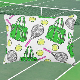 Almofada Decorativa Racquet de Ténis Preppy / Esportes 