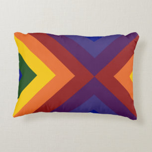 Almofada Decorativa Rainbow Chevrons