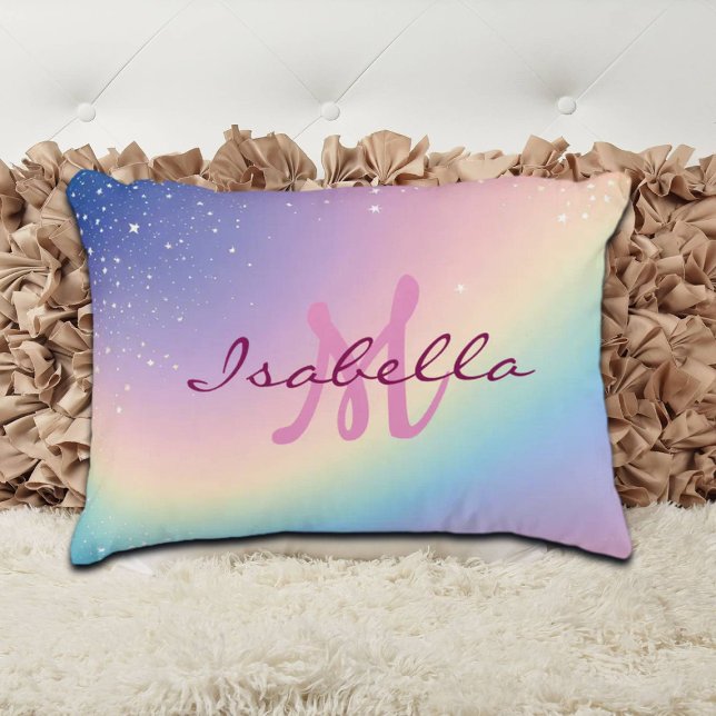 Almofada Decorativa Rainbow Unicorn Glitter (Criador carregado)