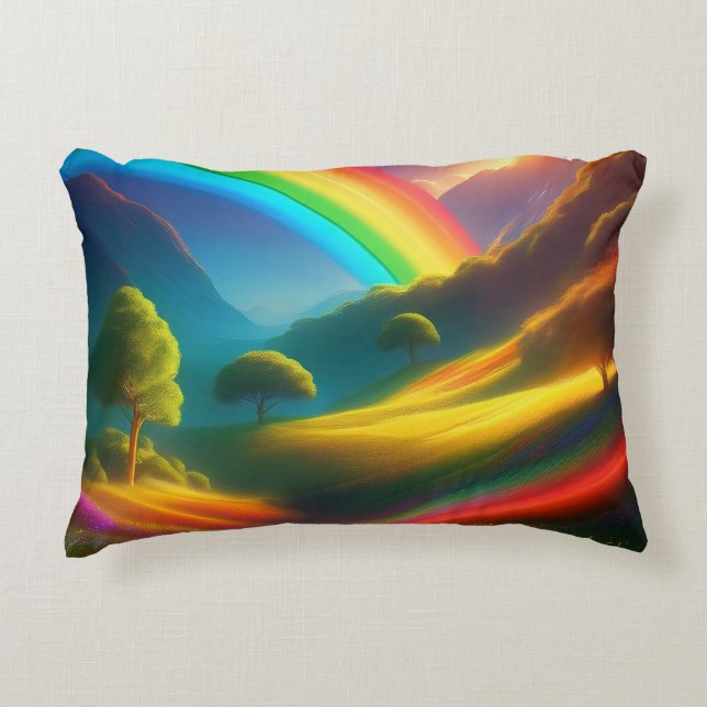 Almofada Decorativa Rainbow Valley Cushion (Frente)
