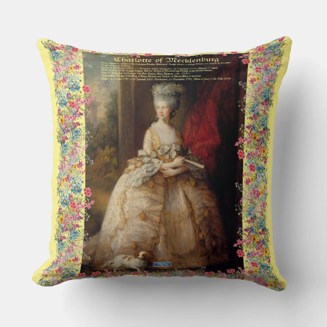 Almofada Decorativa (Rainha Charlotte D) RFPMDesig (Frente)
