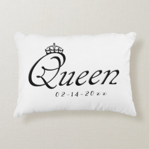 Almofada Decorativa Rainha com Coroa