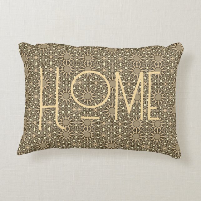 Almofada Decorativa Rajada Solar Personalizada para Casa (Verso)