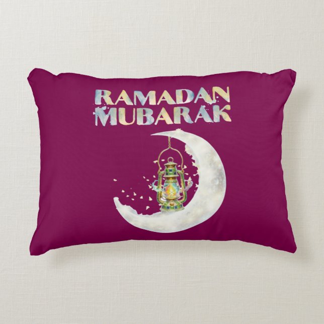 Almofada Decorativa Ramadão Mubarak (Frente)