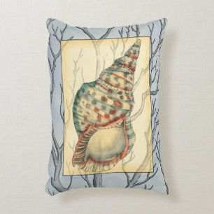 Almofada Decorativa Ramais de Seashell e Árvore