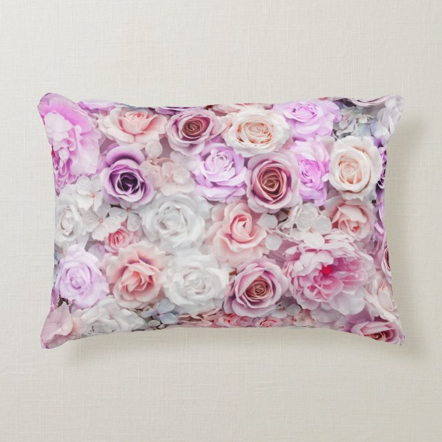 Almofada Decorativa Ramalhetes de Rosas 2 (Frente)