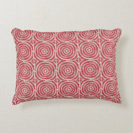 Almofada Decorativa Ramos do Tempo B1. Ecos em Vermelho.