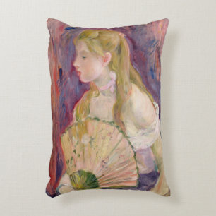 Almofada Decorativa Rapariga com um fã, 1893