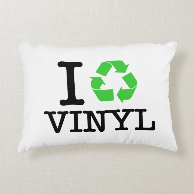 Almofada Decorativa Reciclar Vinil (Frente)