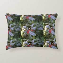 Almofada Decorativa Red E Green Holly Cushion