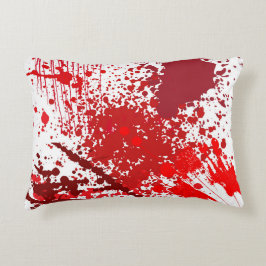 Almofada Decorativa Red Splatter