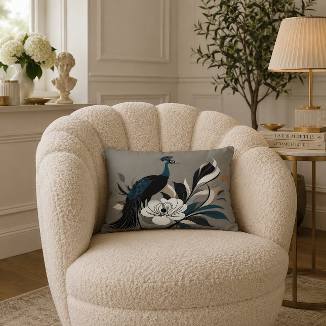 Almofada Decorativa Redemoinho Esmeralda (Emerald Whirlwind Accent Pillow
)