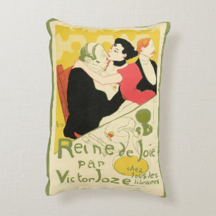 Almofada Decorativa Reine de Joie Toulouse Lautrec