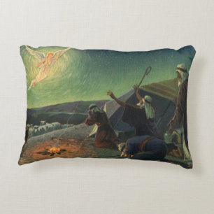 Almofada Decorativa Religião Vintage, Anunciação aos Pastores