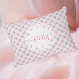 Almofada Decorativa Rendas Personalizadas com Rosas Vintage