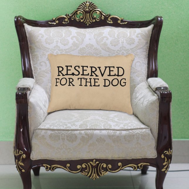 Almofada Decorativa Reservado Para O Cão (Criador carregado)