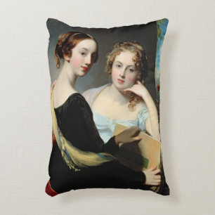 Almofada Decorativa Retrato das irmãs de McEuen, depois de 1823