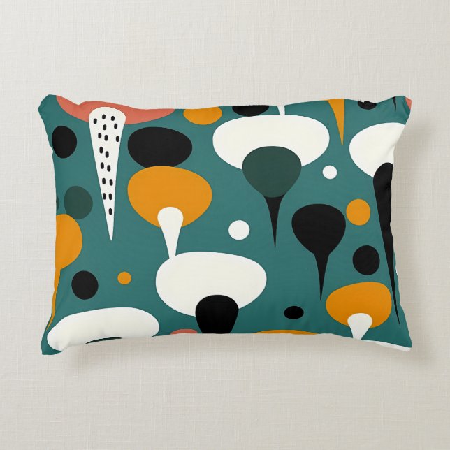 Almofada Decorativa Retro Atomic Mushroom Pillow (Frente)