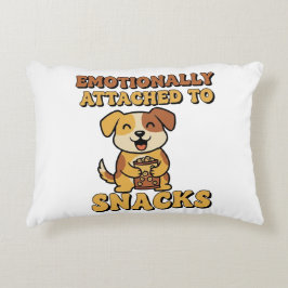 Almofada Decorativa Retro Dog Snack Lover Rectangular Pillow