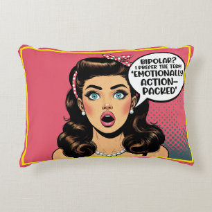 Almofada Decorativa Retro Pinup_ Action embalado