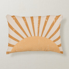 Almofada Decorativa Retro Sun Burst Sunset
