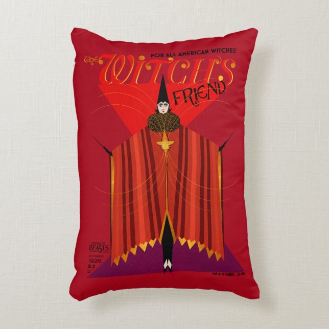 Almofada Decorativa Revista de outubro do Amigo da Bruxa (Frente(Vertical))