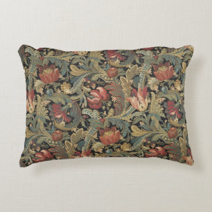 Almofada Decorativa Rich Floral Tapeçaria Brocade Antique Clássica