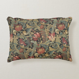 Almofada Decorativa Rich Floral Tapeçaria Brocade Antique Clássica