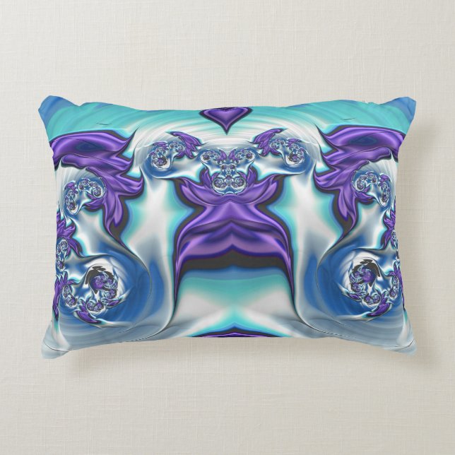 Almofada Decorativa ~ RIFT RIFT ~ Design Fractal ~ (Frente)