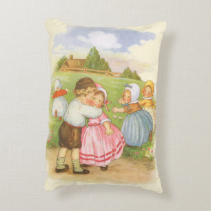 Almofada Decorativa Rimas infantis Georgie Porgie Mother Goose Vintage