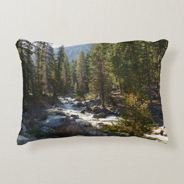 Almofada Decorativa Rio Kaweah no Parque Nacional de Sequoia (Frente)