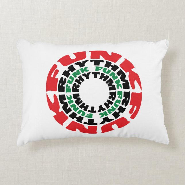 Almofada Decorativa Ritmo Funk Funk Rhythm (Frente)