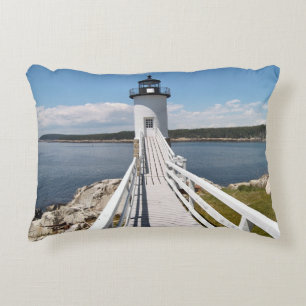 Almofada Decorativa Robinson Point Lighthouse, Isle Au Haut, Maine