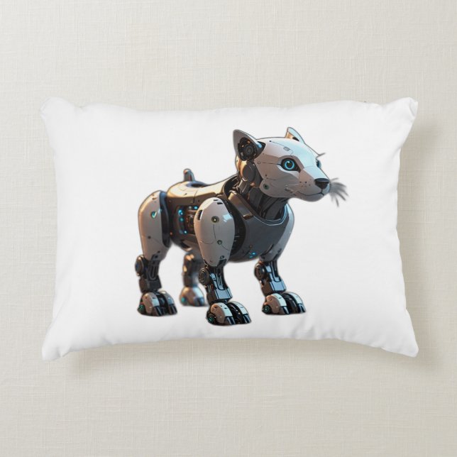 Almofada Decorativa robô-cão (Frente)