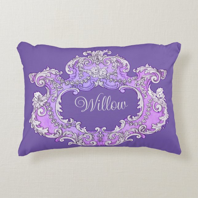 Almofada Decorativa Romântico,Feminina,Personalizado (Frente)